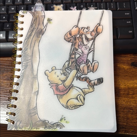 Disney | Office | Disney Winnie The Pooh Spiral Notebook 4 Tab Poly Tab ...